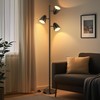 QiMH Tree Floor Lamp with 3 Light Bulbs, Standing Tall