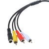 PKPOWER 5ft AV A/V Audio Video TV Cable Cord Lead