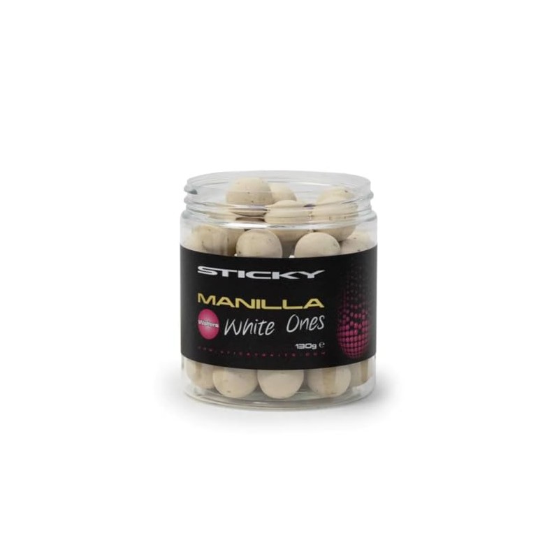 Sticky Baits Manilla Range - White Ones Wafters
