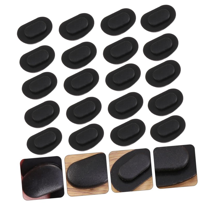 Mipcase 40pcs Eyeglass Nose Pads Repair Kit Soft Non Slip