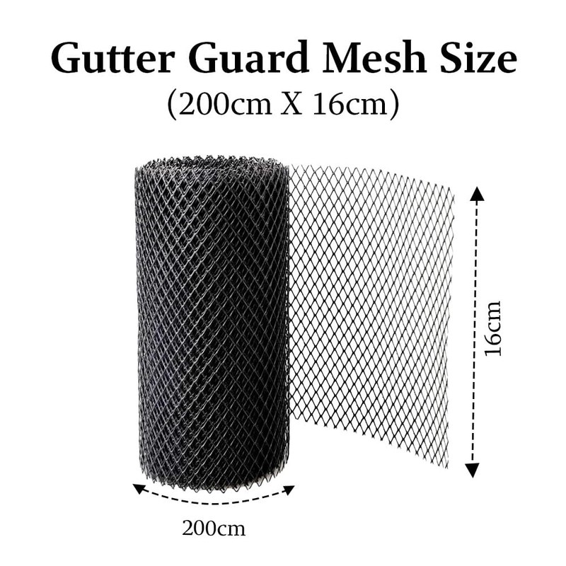 Gutter Guard Mesh – 2M x 160MM – Leaf &