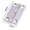 20 Pcs 44mm x 31mm Stainless Steel Hinges 4 Holes