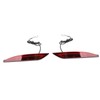 2Pcs LED Rear Bumper Reflector Light Waterproof Super Bright Long