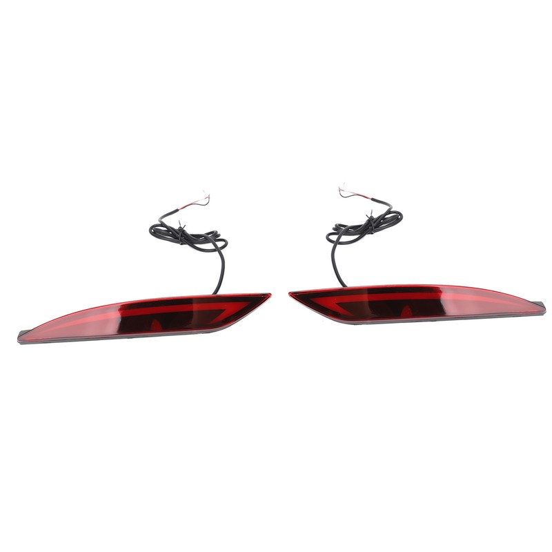 2Pcs LED Rear Bumper Reflector Light Waterproof Super Bright Long