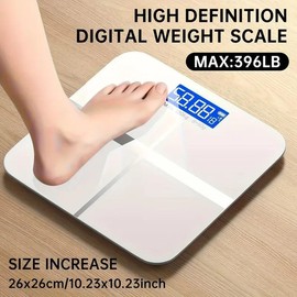 Smart Scale for body weight,Precision Bathroom Weighing Scale,Capacity up to 400 lbs,Sturdy and Durable Base Machine Wireless Smart Weight Scale fitness  scale:_White