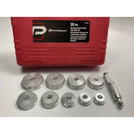 Powerbuilt 948004 10-Piece Bearing And Race Installer Kit Tool Set