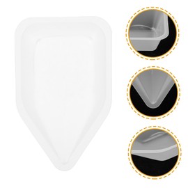 Gatuida Pack of 10 Reusable Weighing Ships Weighing Powder Ships Weighing Tray Weighing Bowls Weighing Powder Plates Laboratory Weighing Ships Made of Plastic