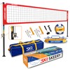SKEERY Outdoor Heavy Duty Volleyball Net Set, Anti-Sag Design, Adjustable