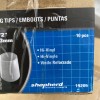 Shepherd Hi-Vinyl Leg Tips 1/2" 13mm #19205 - White -
