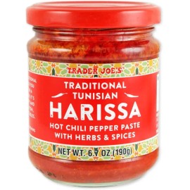 Trader Joe's  Trader Joe's Tunisian Harissa Hot Chili Pepper Paste Herbs & Spices 6.7 Oz