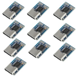 MELIFE 10PCS Type-C USB-C PD 12V DC Fixed Voltage Power Trigger Module 5A Type-C Female Input Module
