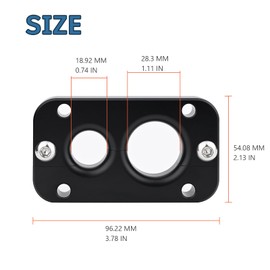 01232023 for Holley Terminator X Max Aluminum Firewall Pass Through, Eliminate Grommets in Firewalls - Bulkhead Harnesses.
