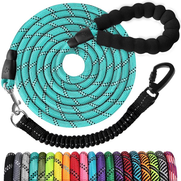 jenico Rope Dog Leash 8FT: Heavy Duty Leashes with Swivel