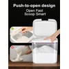 LivLab Mker Rice dispenser 5lbs Flour sugar storage containers with