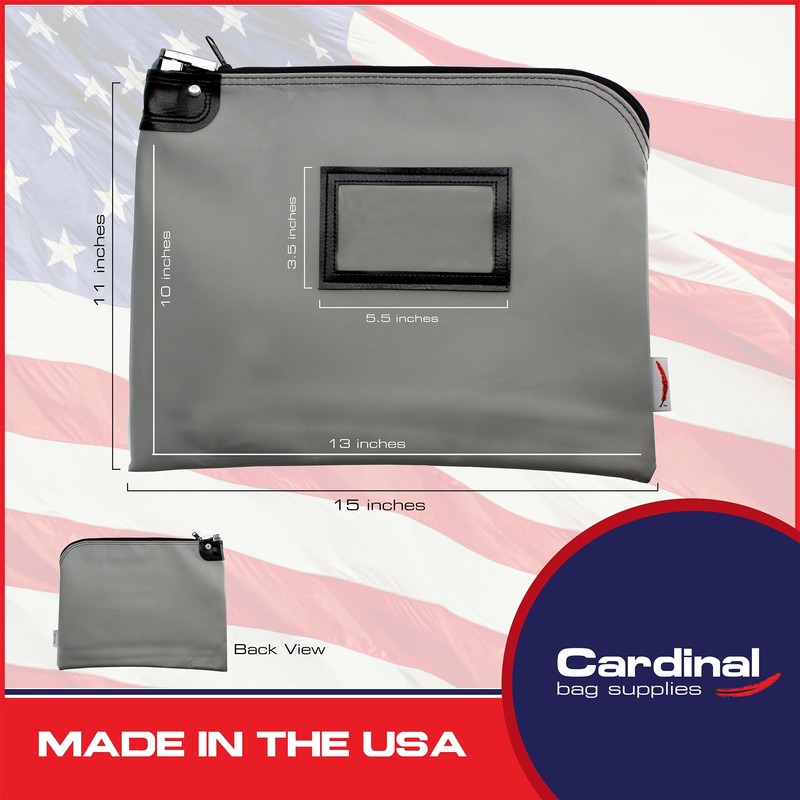 Locking Document Security HIPAA Compliant Bag, 11 x 15 inches