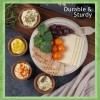 Ibambo Bamboo Disposable Paper Plates - Compostable Plate, PFAS Free