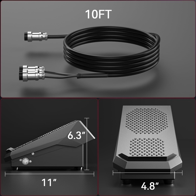 ARCCAPTAIN TIG 5-Pin Welding Foot Pedal for ARCCAPTAIN MIG205 MP,