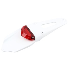 ABCERRSI Motorcycle Rear Fender Brake Tail Light,Dirt Bike 12V LED Stop Signal Brake Lamp for Suzuki Husqvarna TE250 TE300 RMZ250 RMZ450 DRZ40-White