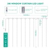 2 Piezas Cortinas Serie Luces 300 Led Decorativas Usb 3x3m