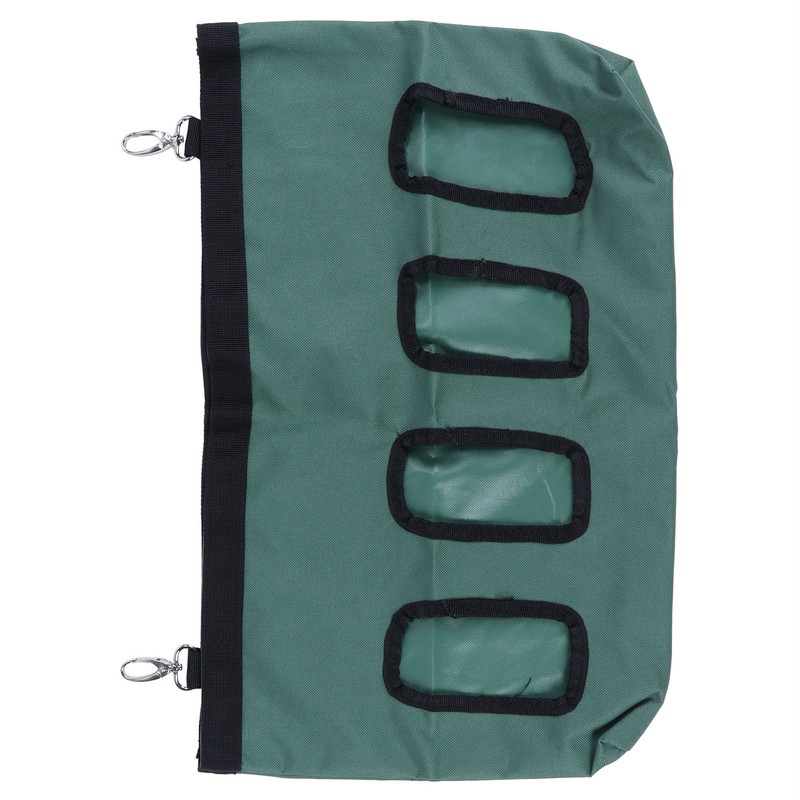 Rabbit Feeder Bag Hanging Feeding Tote with 4 Holes for