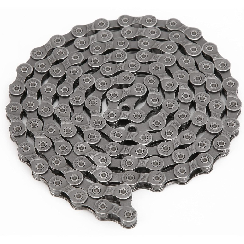 9 Speed Bicycle Chain, 110 Links High Carbon Steel Bicycle