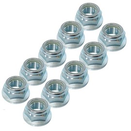 OHNO RN-1006 Hub Lock Nut for Automobiles, Nissan Notebook, ZE11, Etc., Pack of 10