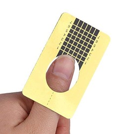 Pegatinas de formas de extensión de uñas, para uñas de gel de acrílico y UV, formas de uñas, guía de arte de uñas 50PCS / rollo
