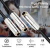 XMSJSIY 6.35mm 1/4 TRS Y Splitter Audio Cable,1/4 Inch TRS