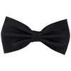 TigerTie Cummerbund Pocket Square Satin Bow Tie Plain Sash Waistband,