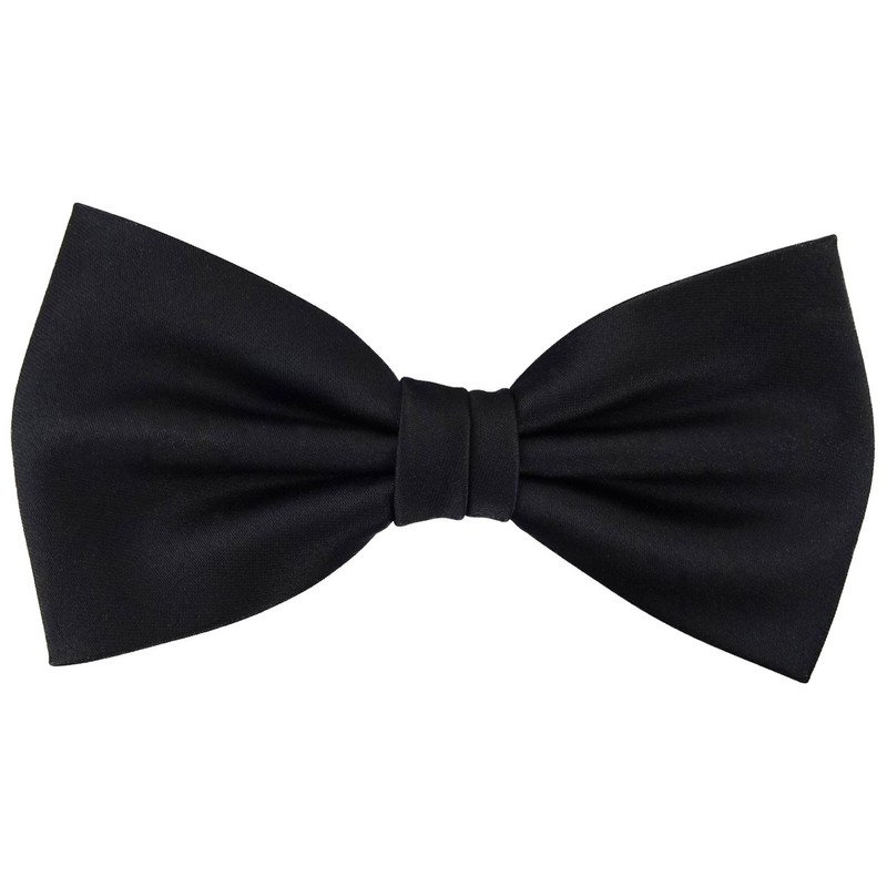 TigerTie Cummerbund Pocket Square Satin Bow Tie Plain Sash Waistband,