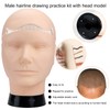 Men Baldness Scalp Tattoo Practice Kit – Male 3D Training