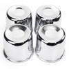 RTRHINOTUNING 4Pcs 4.25inch Push Through Wheel Center Caps for Truck