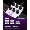 LEKATO Delay Digital Guitar Effect Pedal with Tape Temps, LoFi,