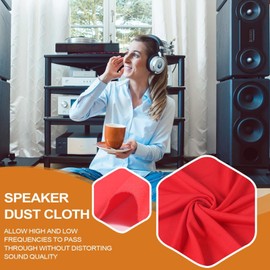 Speaker Grill Cloth - Stereo Fabric Speaker Cloth Dust Cover,Audio Appliance Maintenance Home Business Accessory Exquisite for Household Theater