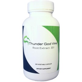 Shining Solace Thunder God Vine Root Extract | Tripterygium wilfordii | 20:1 Concentration | 100 mg Vegan Capsules | 200 Count/Bottle | Made in USA