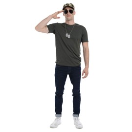 Zac's Alter Ego 3 Piece Unisex Fancy Dress Instant Army Kit World Book Day Fancy Dress