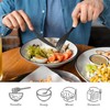 Travel Cutlery Set with Case Plastic Reusable Cutlery Set for