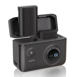 JYJZPB 2 Pack LP-E6N LP-E6NH Battery and Battery Charger Compatible for Canon r5 r6 Camera (LP-E6N)