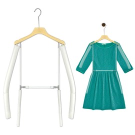 Esamploe Dress Form,Adjustable Clothing Mannequin,Metal Hanging Mannequin Female,Adjustable Mannequin Clothing Display for Hanging Women's Tops Skirts and Other Fashionable Clothing