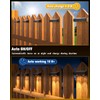 JOFIOS Solar Fence Lights 20 Pack, 50 Lumens Outdoor Solar