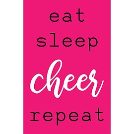 Damdekoli Eat Sleep Cheer Poster (Poster - 18 x 24 Inches)
