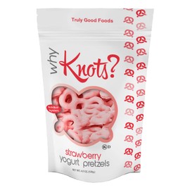 Strawberry Yogurt Pretzels Why Knots?, 4.5oz, 12-count