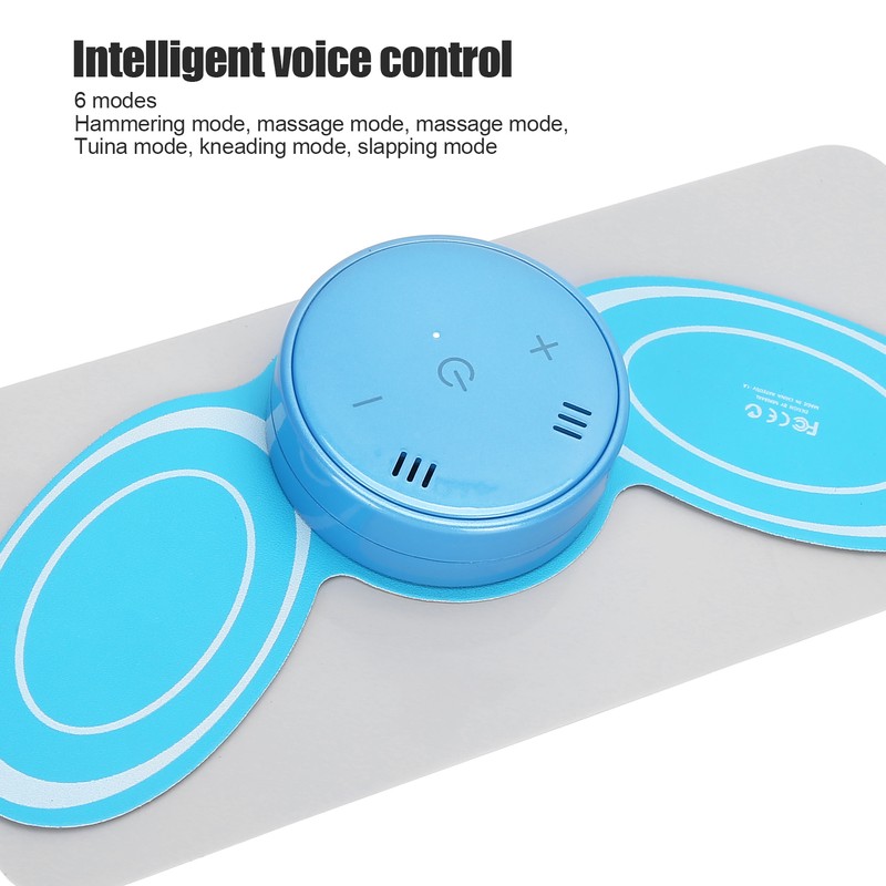 Mini Neck Massager Electric Battery Fatigue Relieve Pulse Cervical Massage