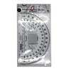 Military Protractor 9 Inch — Degrees & Mils, Meters &