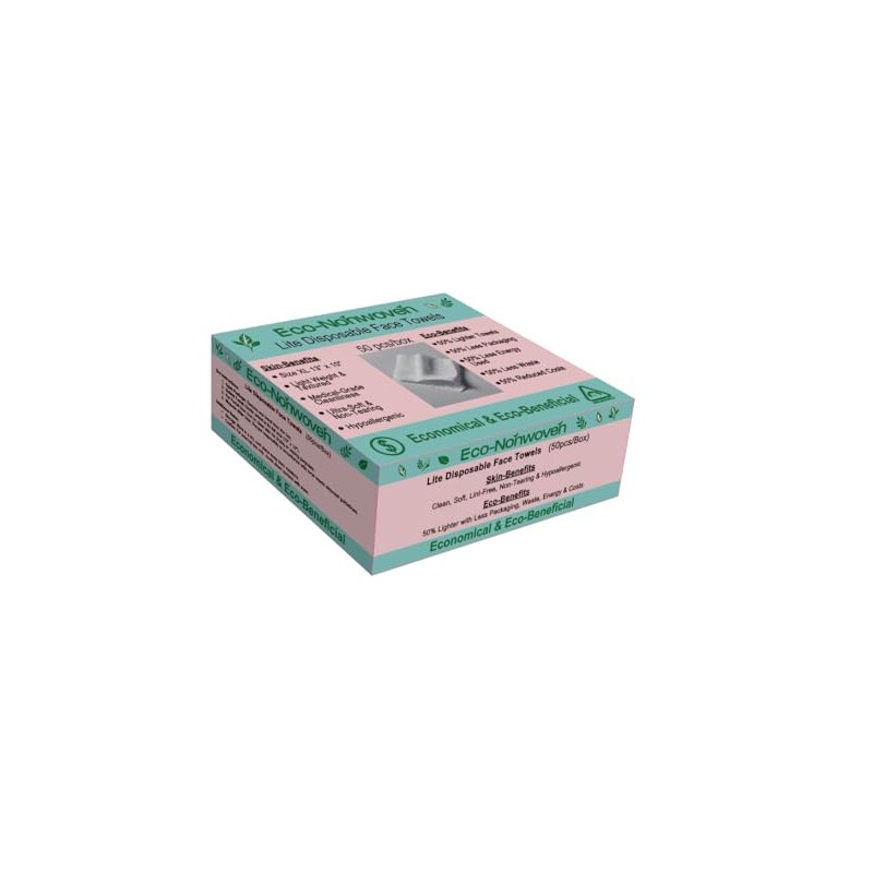 Econonwoven Lite Toallas Faciales Desechables Pulgadas Unidades Limpieza Facial Eliminación