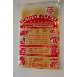 Victory Miracle all Purpose Polishing Cloth NOS vintage cleans polishes waxes