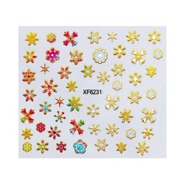 Neon Irregular Design Rainbow Geometric Cellophane Nail Art Stickers Xf6231 Nail Wraps Art Stickers Manicure Supplies for Women for Home Nails Full Long Lasting Easy Apply and Remove