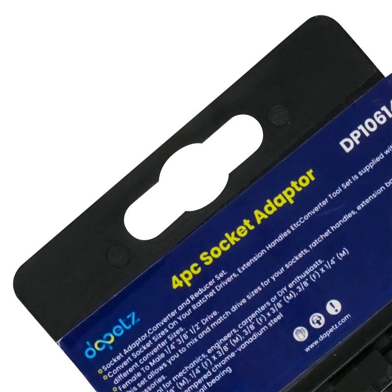 Dapetz ® 4pcs Socket Adaptor,Converter and Reducer Set for Impact