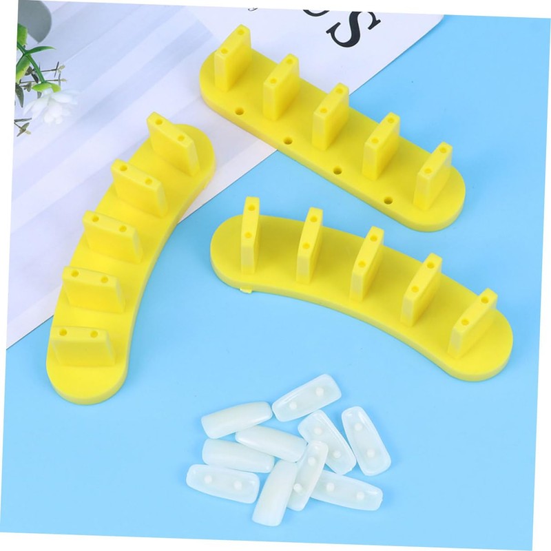 Healeved 9pcs Nail Art Display Rack Elegant Nail Practice Stand