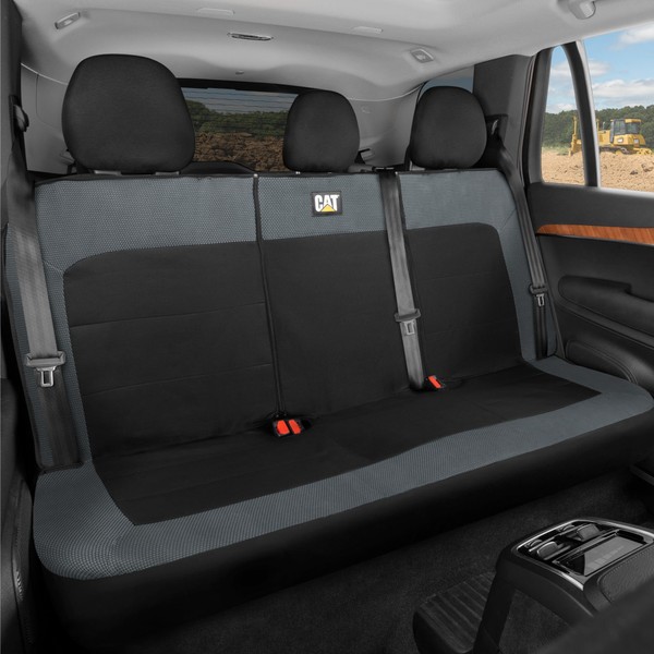 CAT CAT MeshFlex Charcoal & Black Rear Seat Cover for